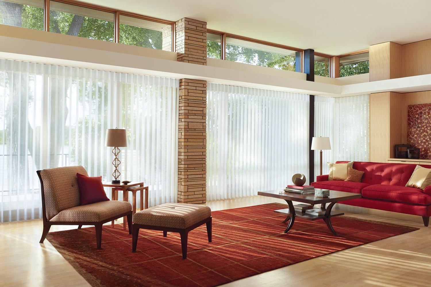 Office vertical blinds