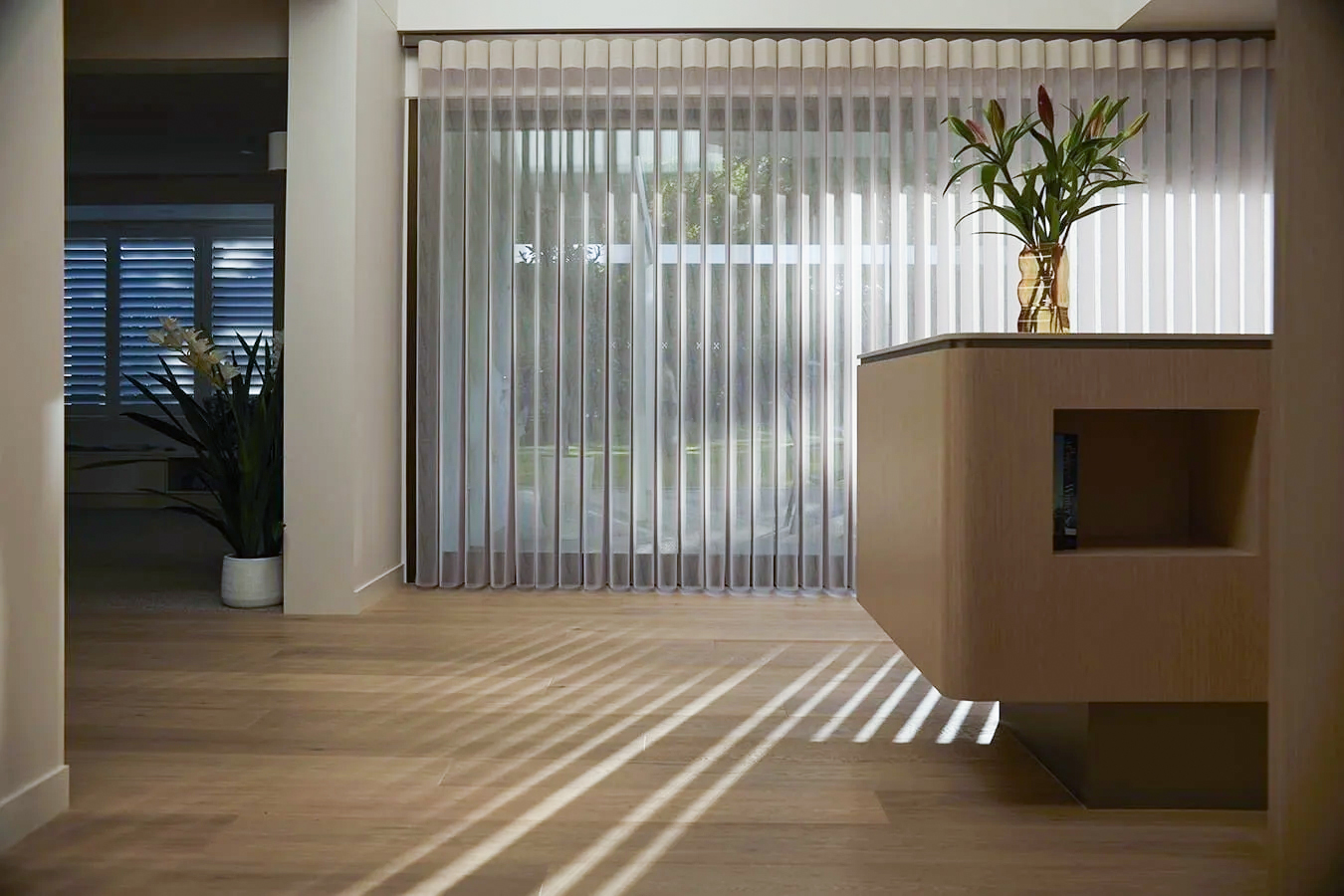 Office vertical blinds