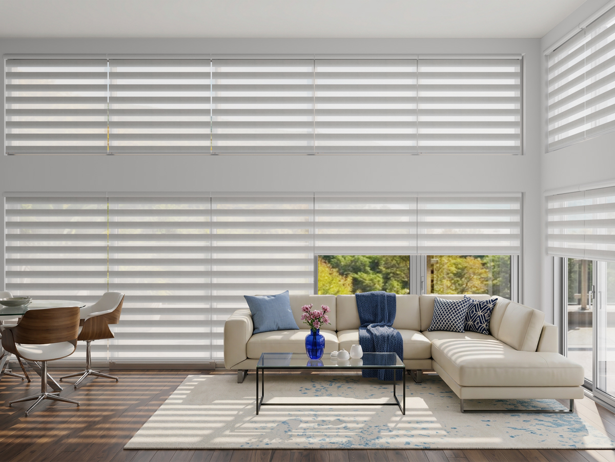 Beautiful zebra blinds