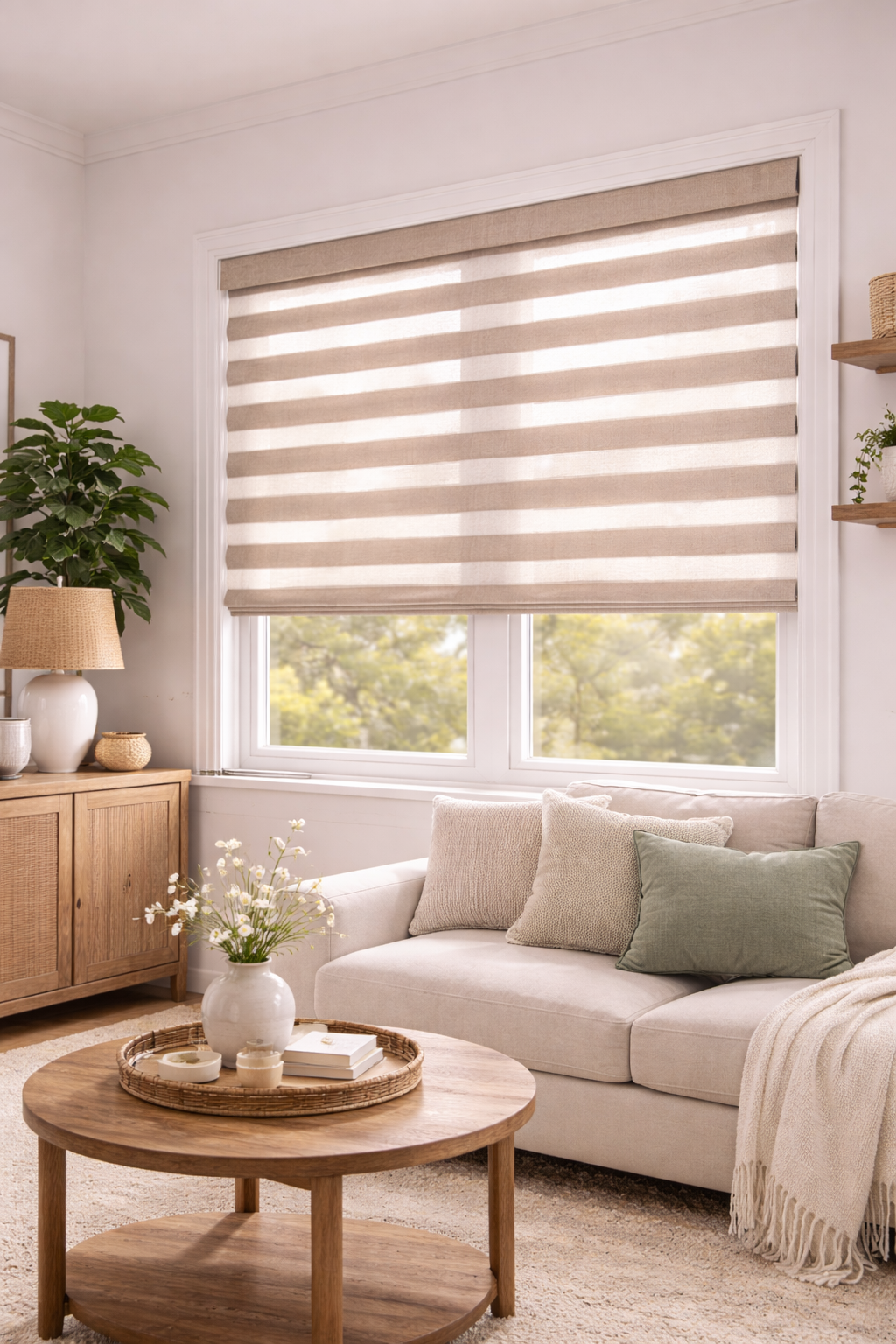 Premium zebra blinds for villas