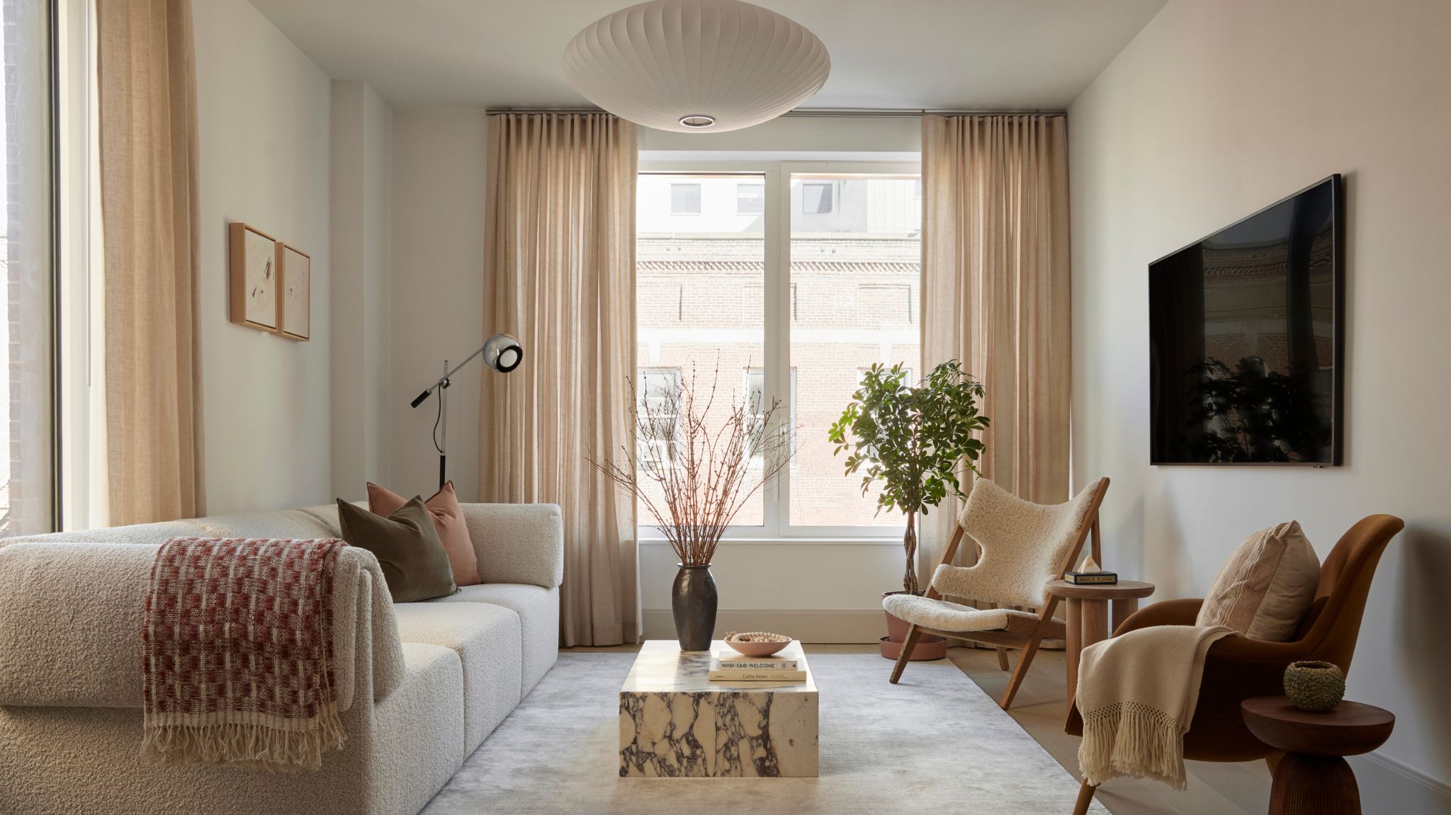 Fabric curtains
