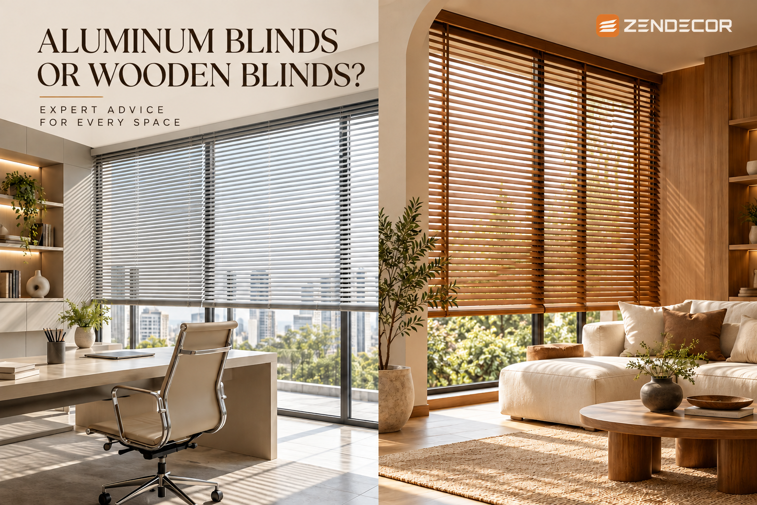 Aluminium or wooden blinds - News zendecor m10