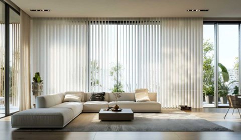 Mành Đứng Văn Phòng: Giải Pháp Che Nắng Kinh Điển Cho Không Gian Hiện Đại