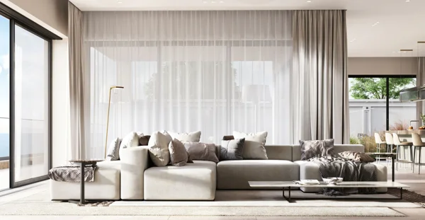 Rèm Phòng Khách Đẹp Zendecor – Tinh Tế, Sang Trọng, Nâng Tầm Không Gian Sống