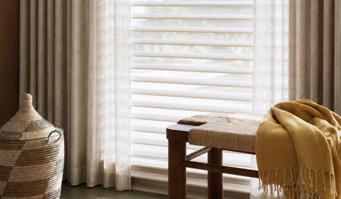 Elevate Your Space with the Art of Combining Blinds and Curtains