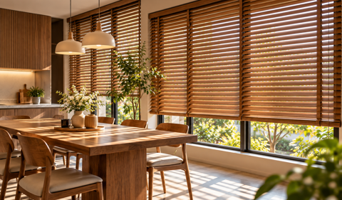 Rèm Giả Gỗ Cao Cấp – Giải Pháp Trang Trí Nội Thất Sang Trọng | ZENDECOR