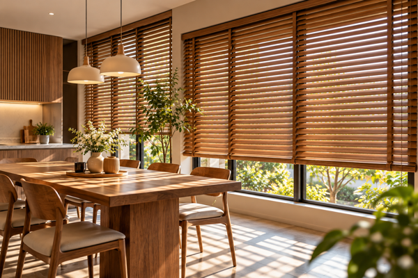 Rèm Giả Gỗ Cao Cấp – Giải Pháp Trang Trí Nội Thất Sang Trọng | ZENDECOR